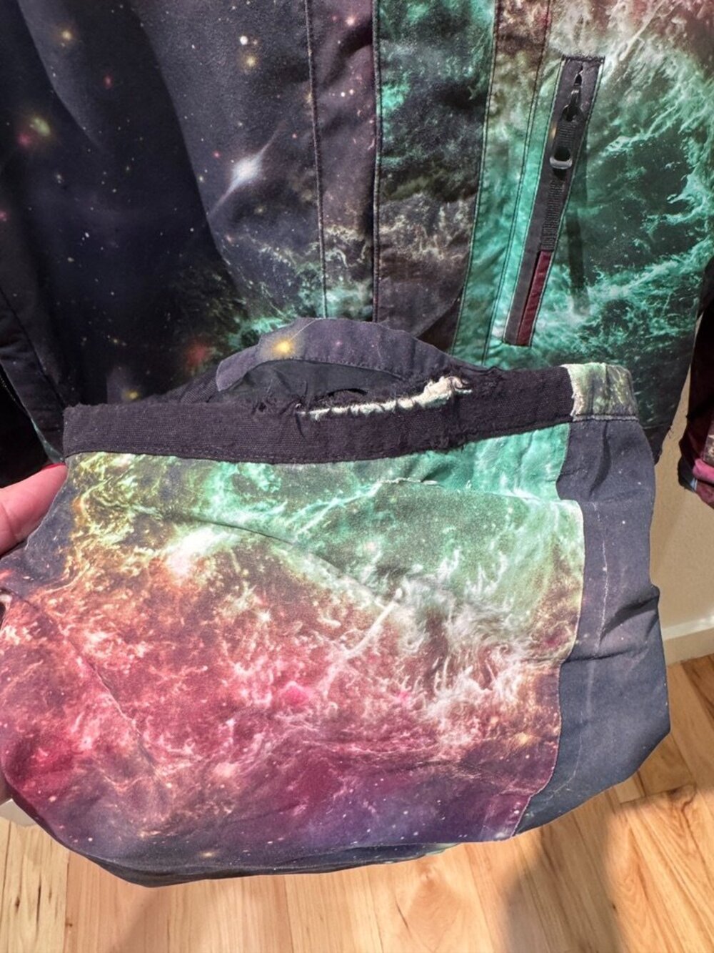 Burton Kids Galaxy Space Print One Piece Snowsuit Sz 10 (M) - Picture 8 of 16